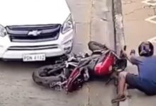 Atropella tres veces a motociclista que intentó robar a una mujer: VIDEO