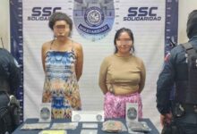 Detienen a 2 mujeres en Colosio por posesión de marihuana durante operativo policial