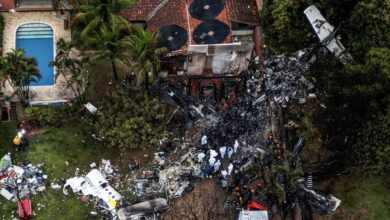 El terror de testigos que vieron caer al avión en Brasil: “Parecía un trozo de papel”