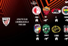 Los rivales del Athletic en la fase liga de la Europa League