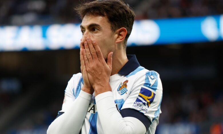 Martín Zubimendi, jugador de la Real Sociedad