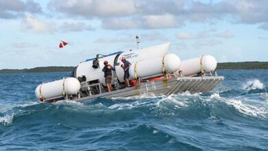 Un transporte de OceanGate.