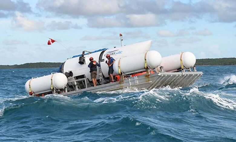 Un transporte de OceanGate.