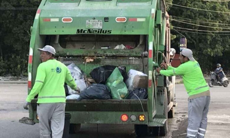 Paralizan labores de recolecta de basura en Solidaridad por cambio de gobierno