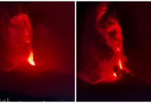 Reportan intensa erupción de 1.5 kilómetros de altura en el volcán Etna, de Italia