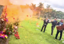 VIDEO: rayo cae mientras un mariachi toca en un cementerio y se salvan de milagro