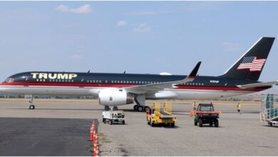 VIDEO: reportan falla mecánica en avión de Donald Trump: aterriza de emergencia