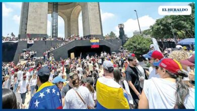 Venezolanos alzan la voz en CDMX y todo el mundo contra Nicolás Maduro