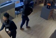 "¿No lo notaron?": captan a ladrones robando cajas de celulares vacías en una tienda y se vuelven la burla en internet