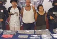 Detienen en Isla Mujeres a 3 narcomenudistas con poco más 500 dosis de droga