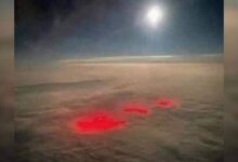 EN FOTOS: ¿qué es el raro resplandor oculto en las nubes que un piloto descubrió?