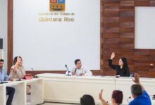 Estefanía Mercado lidera reunión previa del Ayuntamiento de Solidaridad