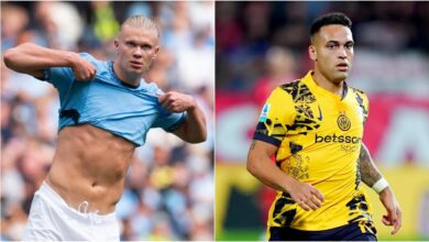 Erling Haaland y Lautaro Martínez, los dos grandes nombres del duelo de Champions League entre el Manchester City y el Inter de Milán