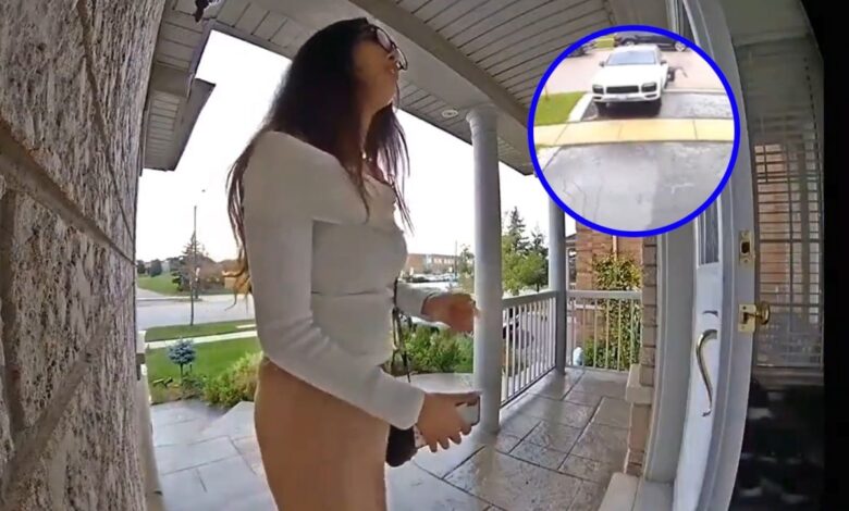 Mujer se hace pasar por compradora de Porsche, pero atropella al dueño para robarlo