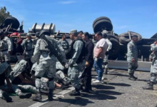 Accidente vehicular en Maravatio deja el saldo de 3 agentes de la Guardia Nacional