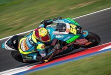 El piloto español de Moto2 Fermín Aldeguer.