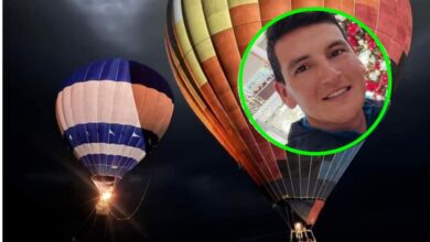 IMÁGENES FUERTES: hombre cae de un globo aerostático y muere frente a su novia