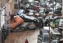 IMÁGENES IMPRESIONANTES: intensa tormenta deja cientos de carros accidentados