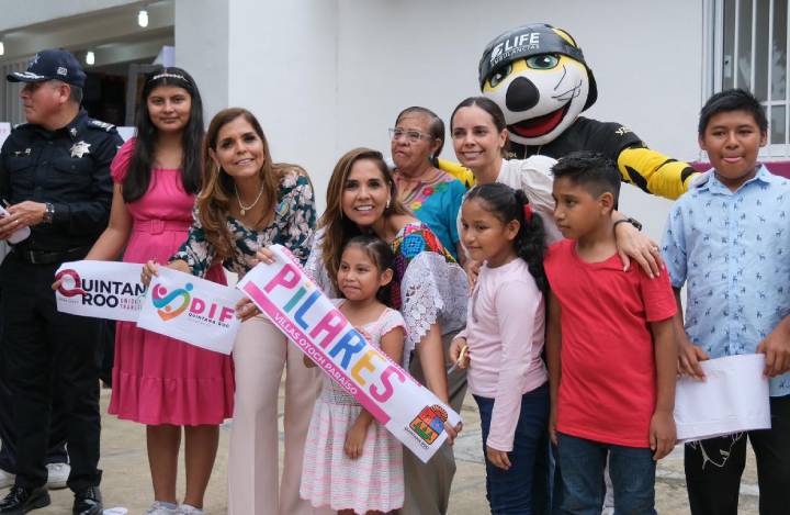 Mara Lezama y Ana Paty Peralta Abren Centro para Impulsar Desarrollo Infantil y Juvenil en Cancún