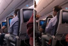 VIDEO: Pasajero de avión estalla porque su vecino de adelante reclinó su asiento y su reacción desata un debate