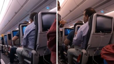 VIDEO: Pasajero de avión estalla porque su vecino de adelante reclinó su asiento y su reacción desata un debate