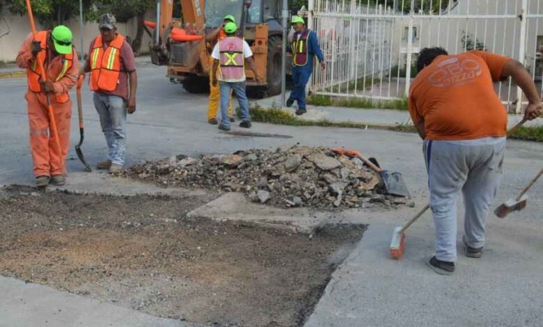 Avanza bacheo con fuerza todos los días en Playa del Carmen y Puerto Aventuras