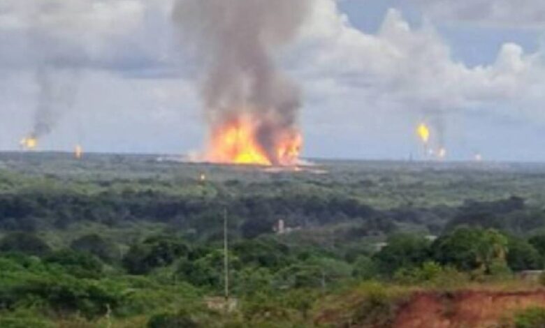 Explota gasoducto de gas natural en Punta de Mata, Venezuela | VIDEO