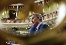 Alberto Núñez Feijóo, en el Congreso.