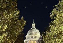 Graban supuestos OVNIs sobrevolando el Capitolio en Washington DC | VIDEO