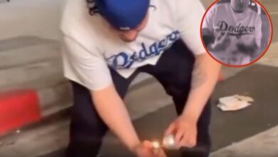 IMÁGENES FUERTES: explota pirotecnia en la mano de fan de Dodgers al festejar campeonato