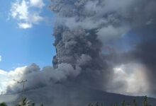 IMPACTANTE VIDEO: momento exacto que volcán Lewotobi Laki Laki hace erupción