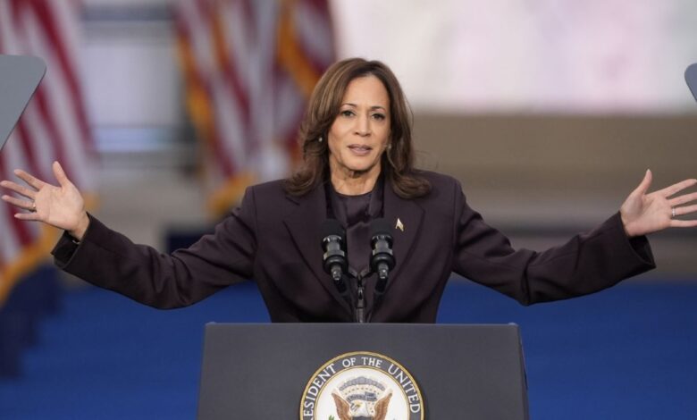 Kamala Harris da mensaje sobre resultados electorales: "cuando perdemos, debemos aceptarlo"