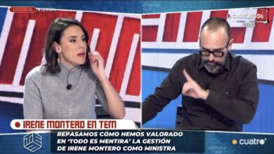 Irene Montero y Risto Mejide.