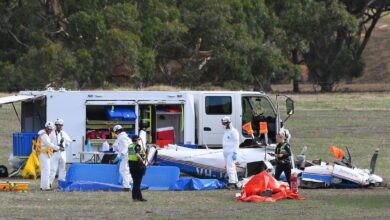 Archivo - Imagen de archivo de un accidente de avioneta.