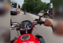 VIDEO: Motociclista muere tras estrellarse contra un árbol a toda velocidad, su compañero grabó todo