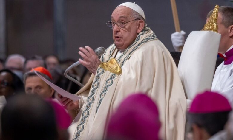 El Papa Francisco celebra la Misa por la Solemnidad de la Inmaculada Concepción de María