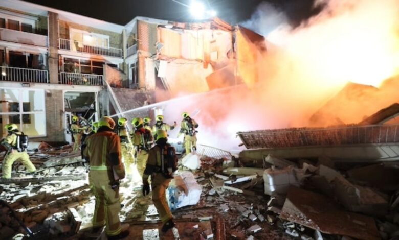 Explosión destruye edificio de departamentos en La Haya, Países Bajos | VIDEO