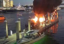 Explota yate de lujo en Miami durante festejos navideños, hay un muerto y varios heridos | VIDEO