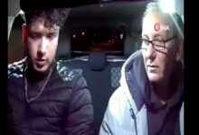 IMÁGENES FUERTES: hombre en estado de ebriedad intenta apuñalar en el corazón a un taxista