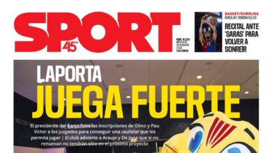 La portada SPORT de hoy, miércoles 18 de diciembre