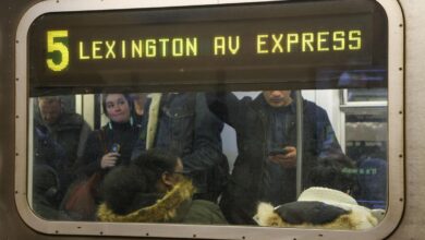 Imagen de un vagón del metro de Nueva York.