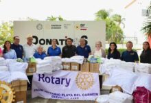 Recibe DIF donativo del Club Rotarios a beneficio de niños de la Casa de Asistencia Temporal