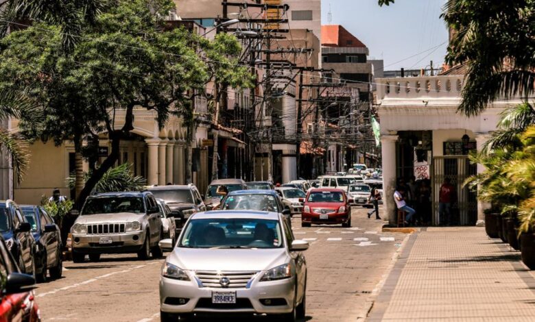 Tráfico en Bolivia.