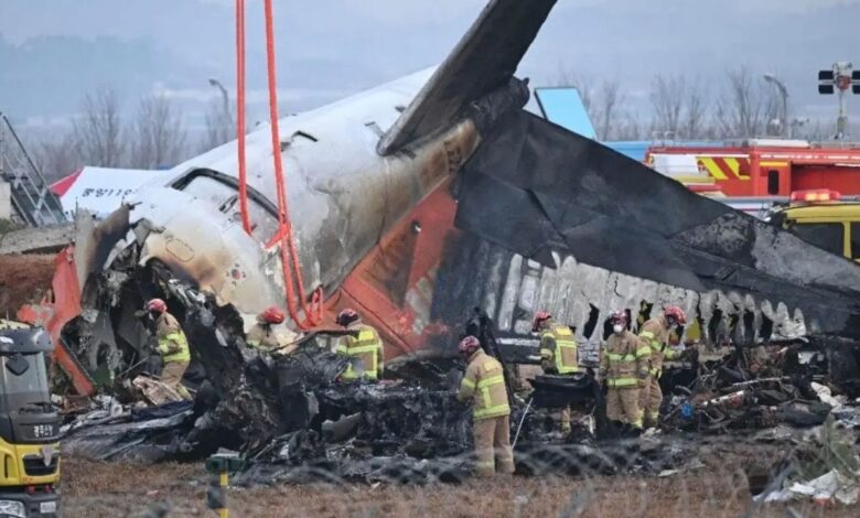 Una advertencia por aves y una llamada de auxilio: Los ÚLTIMOS MINUTOS del avión en Corea del Sur que dejó 179 muertos