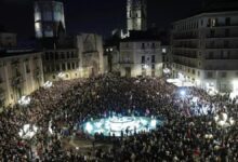 Imagen de la segunda protesta contra la gestión de la DANA.