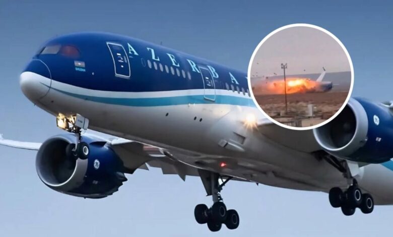 VIDEO FUERTE: Así fueron los momentos de terror que se vivieron en el avión de Azerbaiyan Airlines previo a estrellarse