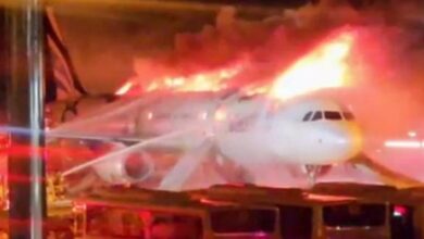 Avión con 170 pasajeros a bordo se INCENDIA en aeropuerto mientras despegaba | VIDEOS FUERTES