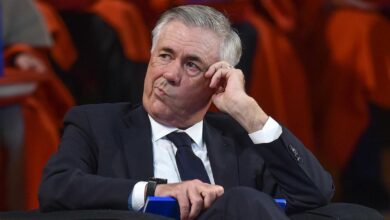 Ancelotti aseguró no haber visto repetido el penalti que Lunin cometió sobre Williot Swedberg