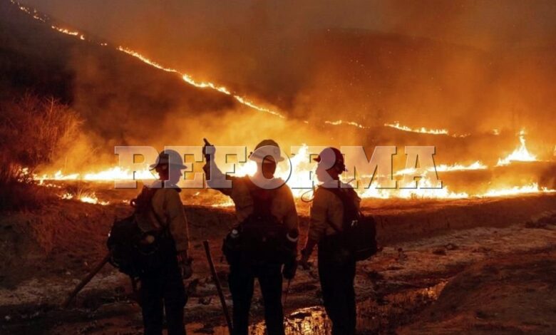 Envía México contingente para combatir incendios en LA