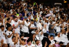 La grada del King Abdullah Sports City de Yeda durante la semifinal de Supercopa entre Real Madrid y Mallorca